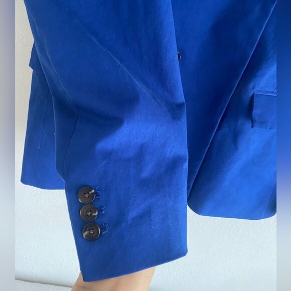 NWT Houston White Adult Unisex Double-Breasted Blazer Jacket Full Lining Blue L - Picture 7 of 13